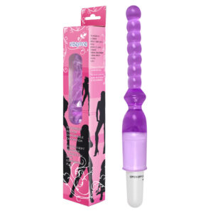 Vibrador Anal de Cuentas Rosado