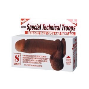 Vibrador Realista Felix Marrón